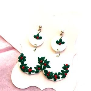 Polymer clay earings
